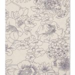 Ковёр Linear Floral Blue 162508 - Ted Baker - 250x350
