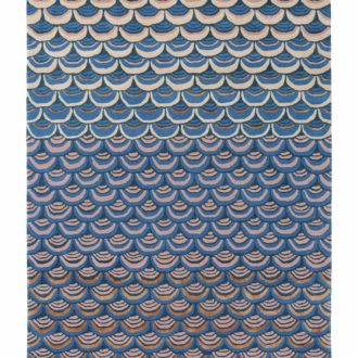 Ковёр Masquerade Blue Round 160008 - Ted Baker - 150x150