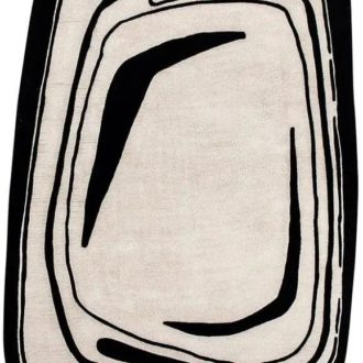 Ковёр - Toulemonde Bochart - Fragment Noir et blanc - 250 x 350