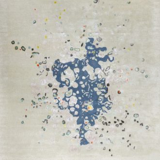 Ковёр ручной набивки (Индия), арт-шёлк Art de Vivre by DETALI (OPEE)  - 250x300x10 (ADVD_RN_design Svetlana Generalova «FIRST SPLASH»)