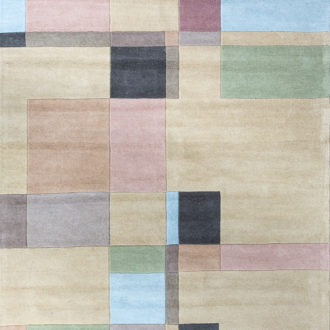 Ковёр ручной набивки (Индия), шерсть REEF RUG (ASIATIC(London))  - 160x230x10 (REF_RN_RF17-BLOCKS PASTEL)