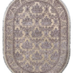 Ковёр ручной работы (Индия), шерсть KING OF AGRA (RAJPUT CARPETS)  - 199x288x8 (RAJ14_R_NO55-CRE-CRE(Oval))