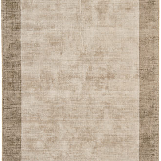 Ковёр ручной набивки (Индия), арт-шёлк BLADE BORDER RUG (ASIATIC(London))  - 240x240x8 (BLAB_RN_SMOKE PUTTY)