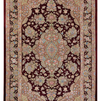 Ковёр ручной работы (Иран), шёлк QOM (MOURO INTERTRADE)  - 135x200x2 (QOM_IR_14-264-IR)