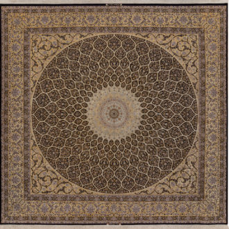 Ковёр ручной работы (Иран), шерсть ISFAHAN IR (MOURO INTERTRADE)  - 405x405x3 (ISFIR_IR_14-175-IR)
