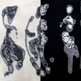 Ковёр ручной набивки (Индия), шерсть Art de Vivre by DETALI (BALLACK CARPETS)  - 250x300x10 (ADVD_RN_design Elena Sneg «DANCE»)
