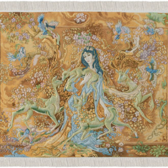 Ковёр ручной работы (Иран), шерсть TABRIZ IR (MOURO INTERTRADE)  - 95x130x5 (TZIR_IR_9-263-IR)