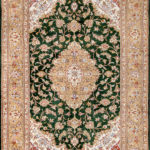 Ковёр ручной работы (Иран), шёлк QUM MM IR (MOURO INTERTRADE)  - 80x120x3 (QUM_IR_14-108/S-IR)
