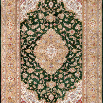 Ковёр ручной работы (Иран), шёлк QUM MM IR (MOURO INTERTRADE)  - 80x120x3 (QUM_IR_14-108/S-IR)