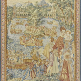 Ковёр ручной работы (Китай), шерсть FINE TAPESTRY 18/22 (RENAISSANCE)  - 178x221x2 (FIN18/22_R_2 218)