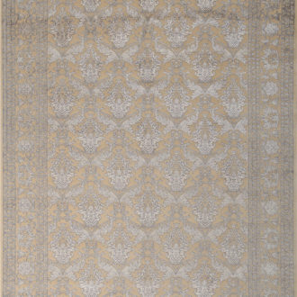 Ковёр ручной работы (Индия), шерсть KING OF AGRA (RAJPUT CARPETS)  - 73x138x8 (RAJ14_R_NO59-CRE-CRE)