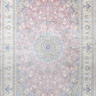 Ковёр из шёлка Иран MASTERPIECE QUM (SPERLOUS CARPETS)  - 200x300x5 (MAQU_M_037-21-ISFAHAN PINK)