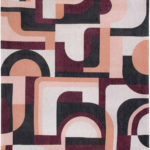 Ковёр из полиэфирного шёлка Бельгия NUANCE (LOUIS DE POORTERE)  - 200x280x (NUNC_M_9209-PINK ROHE)