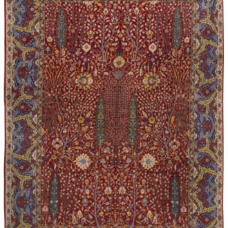 Ковёр ручной работы (Турция), шёлк KUMKAPI (MOURO INTERTRADE)  - 267x354x3 (KUM_R_37025)