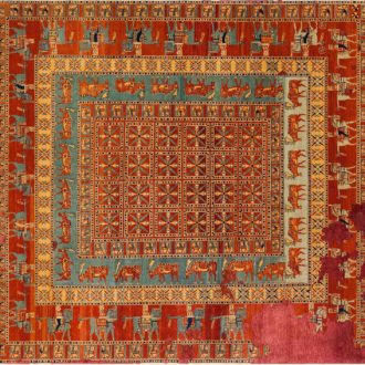 Ковёр ручной работы (Турция), шерсть WOVEN LEGENDS (OZ KENT)  - 222x235x4 (PAZIRIK-285615_WOV/R/2900-2-869-99U#)