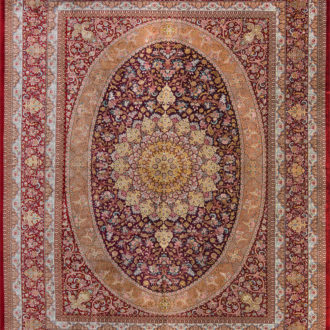 Ковёр ручной работы (Иран), шёлк QOM (STIL CARPET)  - 300x370x3 (QOM_IR_9-457-2011-10-1-MOQADAMIRAD-IR)