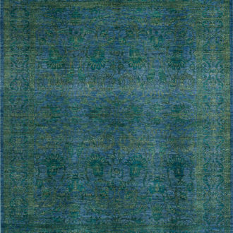 Ковёр ручной работы (Пакистан), шерсть CALIFORNIA RUG (SHEENA CARPETS)  - 250x300x4 (CALR_R_BLU-GRN(250X300))