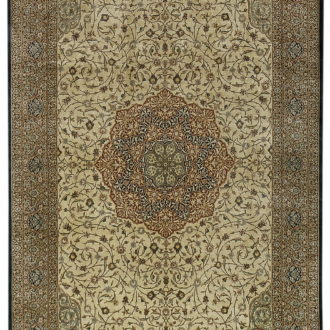 Ковёр ручной работы (Иран), шёлк QOM (FARCO)  - 198x296x3 (QOM_IR_6507-Noori-IR)