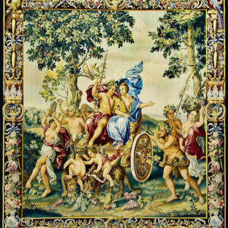 Ковёр ручной работы (Китай), шерсть FINE TAPESTRY 18/22 (RENAISSANCE)  - 203x224x2 (FIN18/22_R_2 014)