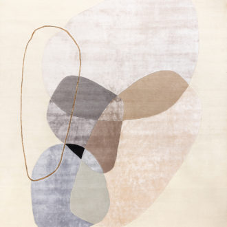 Ковёр ручной работы (Индия), шерсть INTERSECTION (TULSI)  - 252x299x8 (ITRS_R_SHAPES-04)