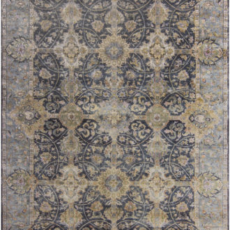 Ковёр ручной работы (Индия), шёлк ZIEGLER SILK (MOURO INTERTRADE)  - 274x353x5 (AC171-BLK-GRN_ID119888)