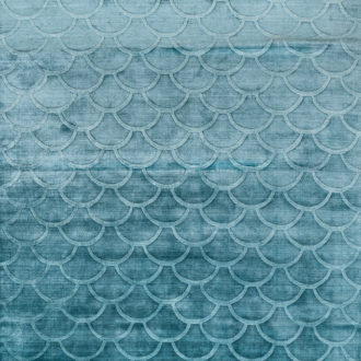 Ковёр ручной работы (Индия), арт-шёлк JAZZ (OPEE CARPET)  - 242x339x8 (JAZ_R_2019008-BLUE)