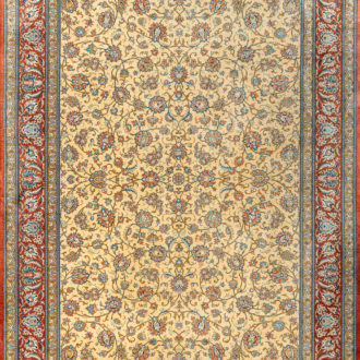 Ковёр ручной работы (Иран), шёлк QOM (FARCO)  - 200x298x3 (QOM_IR_9-164-IR)