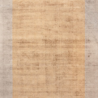 Ковёр ручной набивки (Индия), арт-шёлк BLADE BORDER RUG (TULSI)  - 160x230x8 (BLAB_RN_GOLD-BGE)