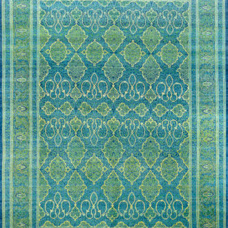 Ковёр ручной работы (Пакистан), шерсть HERITAGE 16/16 (ABBAS CORPORATION)  - 279x370x6 (HRT_R_SHAK-NVY-GRN)