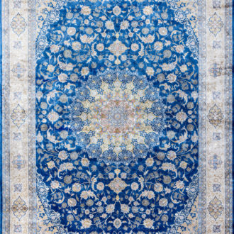 Ковёр из шёлка Иран MASTERPIECE QUM (SPERLOUS CARPETS)  - 200x300x5 (MAQU_M_044-22-Katrin-1520-BLUE)