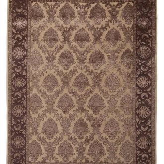 Ковёр ручной работы (Индия), шерсть KING OF AGRA (RAJPUT CARPETS)  - 303x405x8 (RAJ14_R_RO131-CRE-BRN(COF- 2))