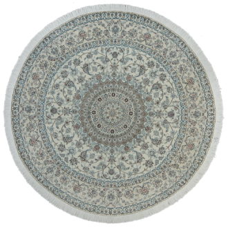 Ковёр ручной работы (Иран), шерсть NAIN 6LA (MOURO INTERTRADE)  - 200x200x4 (N6_IR_15-39A(Round))