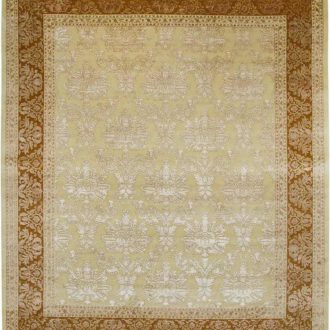 Ковёр ручной работы (Индия), шерсть KING OF AGRA (RAJPUT CARPETS)  - 123x181x8 (RAJ14_R_NO54-CRE-GLD14976)