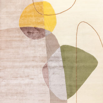 Ковёр ручной работы (Индия), шерсть INTERSECTION (TULSI)  - 254x304x8 (ITRS_R_SHAPES-05)