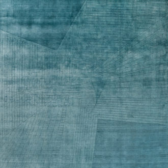 Ковёр ручной работы (Индия), арт-шёлк JAZZ (OPEE CARPET)  - 246x340x8 (JAZ_R_2021071-BLUE)