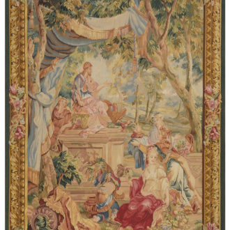 Ковёр ручной работы (Китай), шерсть FINE TAPESTRY 18/22 (RENAISSANCE)  - 137x206x2 (FIN18/22_R_2 104)