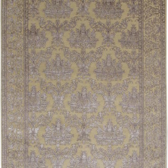 Ковёр ручной работы (Индия), шерсть KING OF AGRA (RAJPUT CARPETS)  - 124x183x8 (RAJ14_R_NO55-CRE-CRE)
