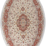 Ковёр ручной работы (Иран), шерсть TABRIZ IR (MOURO INTERTRADE)  - 205x305x5 (TZIR_IR_11-470-IR(Oval))
