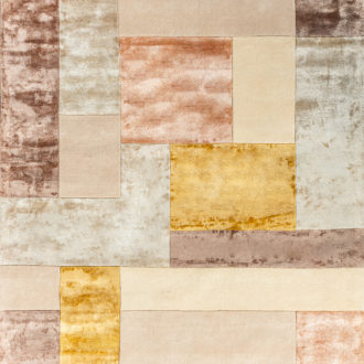 Ковёр ручной набивки (Индия), шерсть RIVIERA (OPEE CARPET)  - 160x230x10 (RIV_RN_MONDRIAN-02-BEIGE-GOLD)