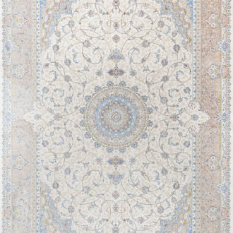Ковёр из шёлка Иран MASTERPIECE QUM (SPERLOUS CARPETS)  - 200x300x5 (MAQU_M_027-21-ISFAHAN CREAM)