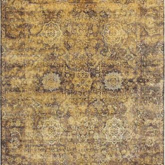 Ковёр ручной работы (Индия), шёлк ZIEGLER SILK (ASHOKA CREATIONS)  - 241x300x5 (AJ15-BRN-MIX_ZIES/R/1200-3-890-269U#)