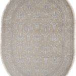 Ковёр ручной работы (Индия), шерсть KING OF AGRA (RAJPUT CARPETS)  - 305x399x8 (RAJ14_R_NO55N-CRE-CRE(Oval))