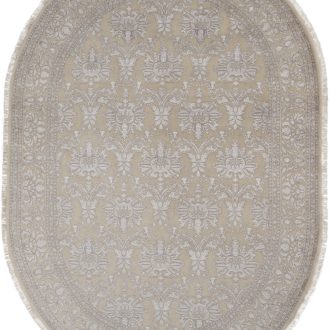 Ковёр ручной работы (Индия), шерсть KING OF AGRA (RAJPUT CARPETS)  - 305x399x8 (RAJ14_R_NO55N-CRE-CRE(Oval))