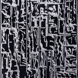 Ковёр ручной набивки (Индия), шерсть Art de Vivre by DETALI (TULSI)  - 300x400x10 (ADVD_RN_design Elena Lushkina «RELIEF-5»)