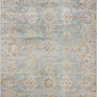 Ковёр ручной работы (Индия), шёлк ZIEGLER SILK (MOURO INTERTRADE)  - 180x300x5 (AC171-LBLU-BRN_ID119887)
