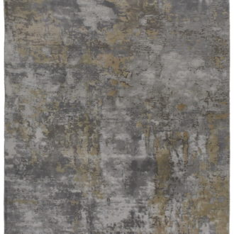Ковёр ручной работы (Индия), арт-шёлк MIST (OPEE CARPET)  - 171x240x8 (MIST_R_2017007-GRY-GLD)