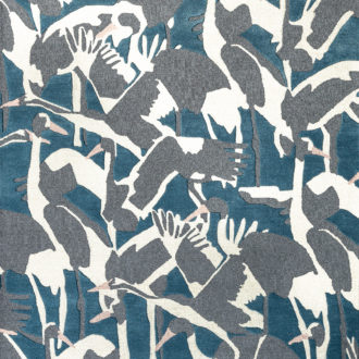 Ковёр - Cranes Petrol 57008 - TED BAKER - 170 x 240 (TEDB_RN_Cranes_Petrol_57008)