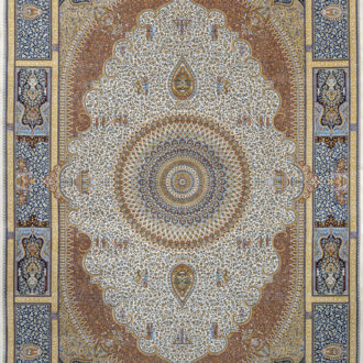 Ковёр из шёлка Иран MASTERPIECE QUM (SPERLOUS CARPETS)  - 199x299x5 (MAQU_M_021-21-DAVARI HAYAM)