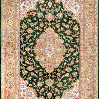 Ковёр ручной работы (Иран), шёлк QUM MM IR (MOURO INTERTRADE)  - 80x120x3 (QUM_IR_14-109/S-IR)