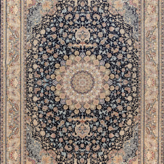 Ковёр из полиэфирного шёлка Иран ARMAN (FARRAHI CARPET)  - 300x400x6 (ARM_M_JZ006-DBLU)